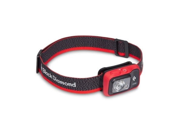 Black Diamond Cosmo 350, Pannbandsficklampa, Svart, Röd, 1,1 m, IPX8, 350 LM, 10 m