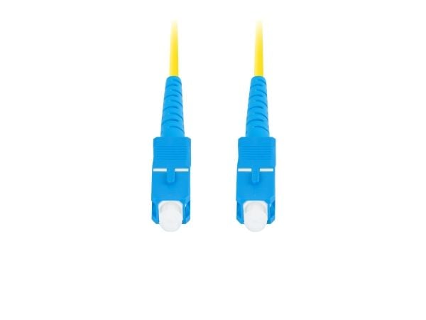 Lanberg - Koblingskabel - SC/UPC (hann) til SC/UPC (hann) - 2 m - 3 mm - fiberoptisk - simpleks - 9 / 125 micron - G.657.A1 - halogenfri - gul - (a...