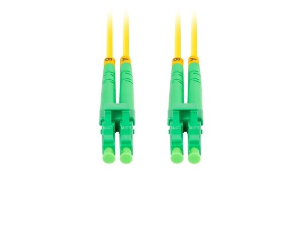 Lanberg - Koblingskabel - LC/APC-enkeltmodus (hann) til LC/APC-enkeltmodus (hann) - 5 m - 3 mm - fiberoptisk - dupleks - 9 / 125 micron - G.657.A1 ...