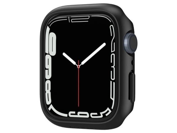 Spigen ACS04184, Etui, Smartklokke, Svart, Apple, Apple Watch Series 7 (41mm), Polykarbonat (PC)