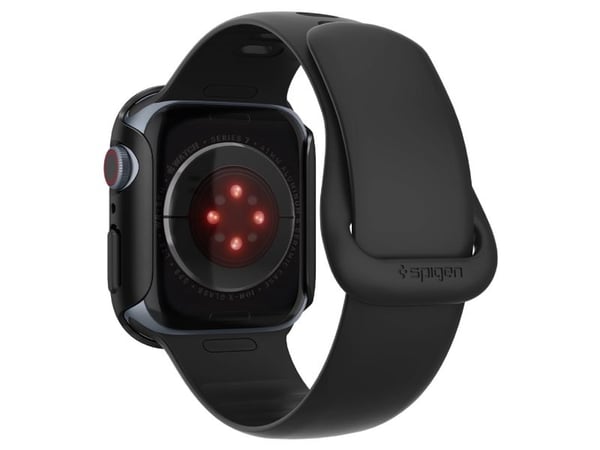 Spigen ACS04184, Etui, Smartklokke, Svart, Apple, Apple Watch Series 7 (41mm), Polykarbonat (PC)