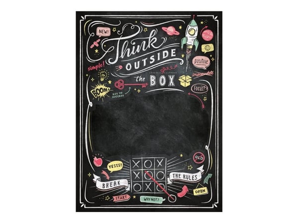 Clementoni Black Board Puzzle - Think Outside the Box - puslespill - 1000 deler