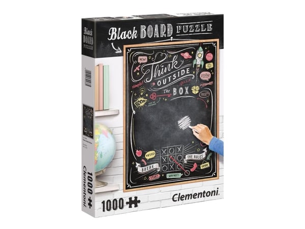 Clementoni Black Board Puzzle - Think Outside the Box - puslespill - 1000 deler