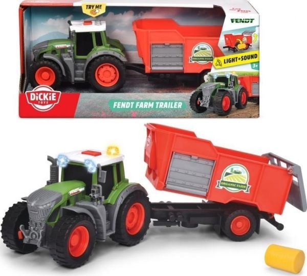 Dickie Toys 203734001, Traktor, 3 år, AAA, Plast, Sort, Grønn, Grå