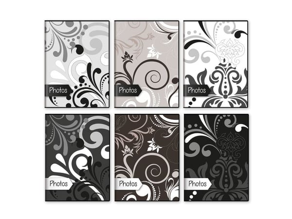 ZEP Umbria, Flerfarget, 40 ark, 10 x 15 cm, Polypropylen (PP), Sort, 125 mm