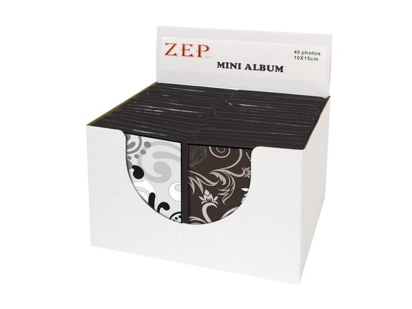 ZEP Umbria, Flerfarget, 40 ark, 10 x 15 cm, Polypropylen (PP), Sort, 125 mm