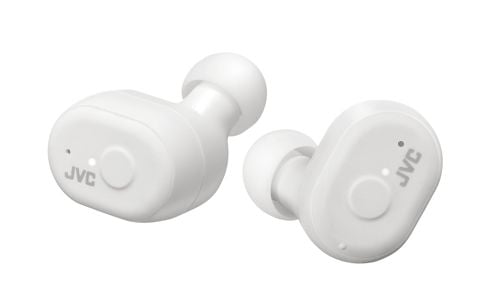 JVC HA-A11T - Marshmallow - True wireless-hodetelefoner med mikrofon - i øret - Bluetooth - hvit