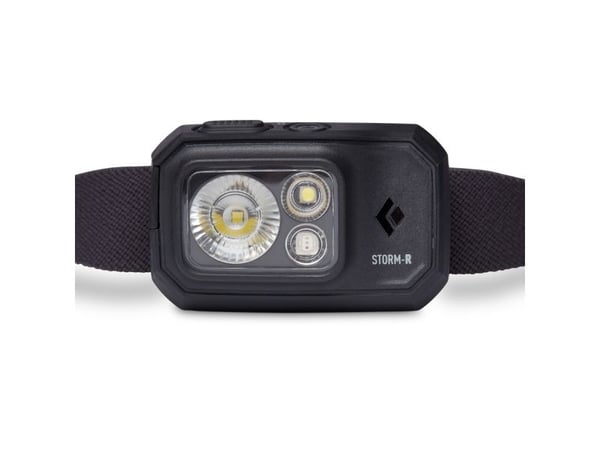 Black Diamond Storm 500-R, Hodebåndslommelykt, Sort, 1 m, IP67, 500 lm, 12 m