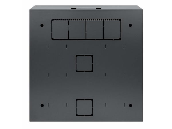 Intellinet 713689, Väggmonterad rack, 2U/4U, 60 kg, Knapplås, 8,5 kg, Svart