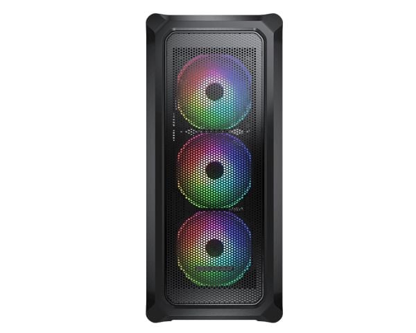 Cougar Archon 2 RGB - Miditower - ATX - ingen strömförsörjning - Svart - USB/Ljud