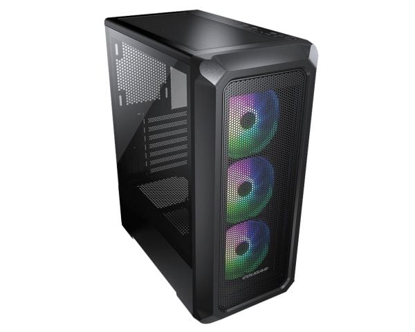 Cougar Archon 2 RGB - Miditower - ATX - ingen strömförsörjning - Svart - USB/Ljud