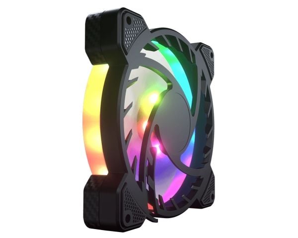 Cougar VORTEX ARGB VX120, tuuletin, 12 cm, 29,8 dB, 48,98 kuutiometriä/min, musta