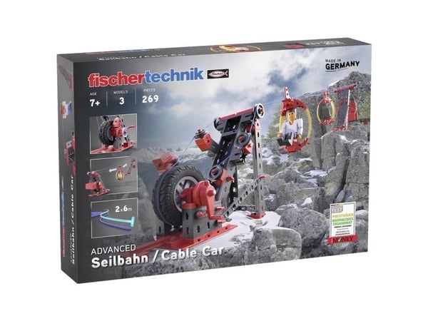 fischertechnik 564068 taubane-eksperimenter byggesett fra 7 år