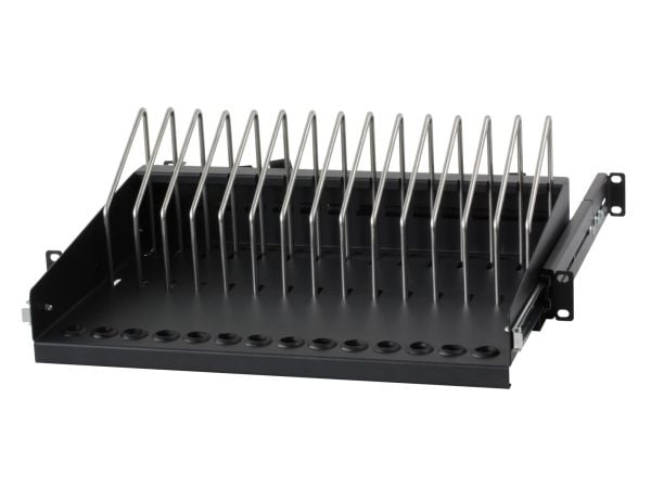 Techly I-CABINET-TRAY14BK, Telinehylly, musta, 4U, 19", 48,3 cm (19"), 480 mm