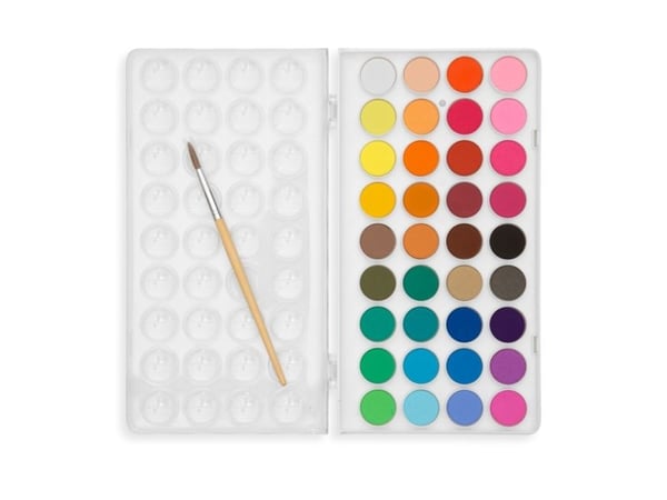Ooly Watercolor maling, vaskbar, 36 farger + pensel (272750) |