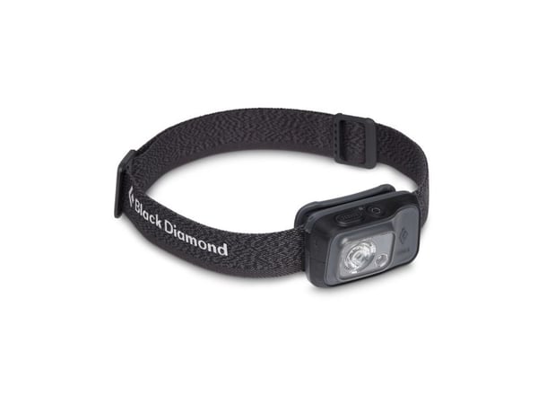 Black Diamond Cosmo 350-R, Hodebåndslommelykt, Grafitt, 1 m, IP67, 350 lm, 10 m
