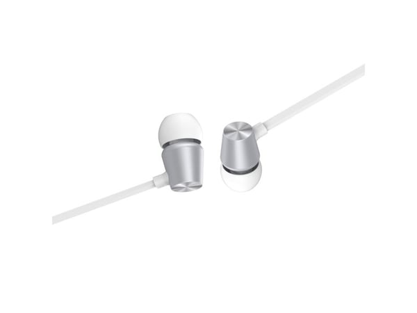 Swissten YS500, Koblet med ledninger (ikke trådløs), Calls/Music, 20 - 20000 Hz, Hodesett, Sølv, Hvit