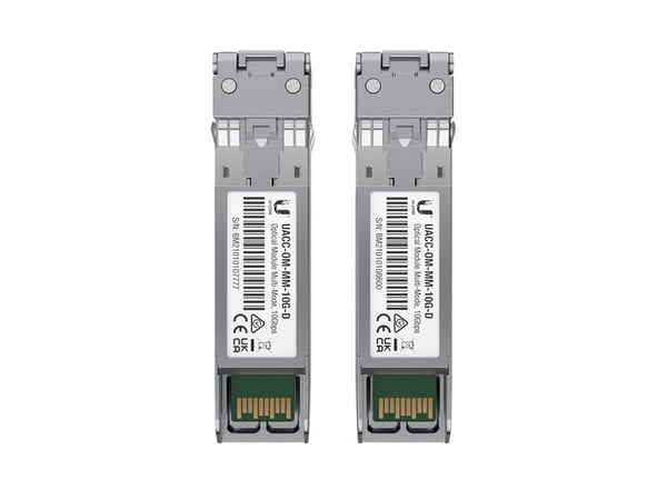 Ubiquiti - SFP (mini-GBIC) transceiver modul - 10 GigE - LC multimodus - op til 300 m (pakke med 2)