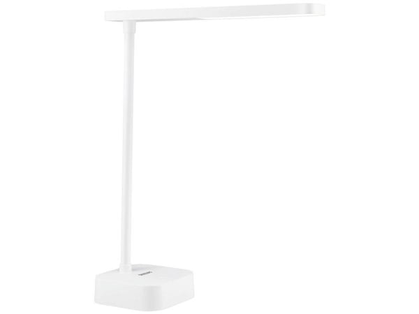 Philips Funksjonell Tilpa-skrivebordslampe, Hvit, Plast, Soverom, Stue, Kontor, Tidsriktig, IP20, III