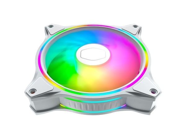 Cooler Master MasterFan MF120 HALO 3in1 - White Edition - kabinettvifte - 120 mm (en pakke 3)