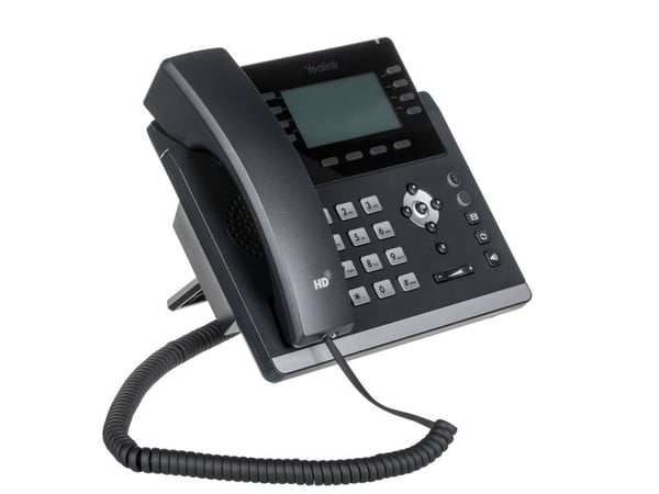 Yealink SIP-T43U - VoIP-telefon med anrops-ID - treveis anropskapasitet - SIP, SIP v2 - 12 linjer - klassisk grå