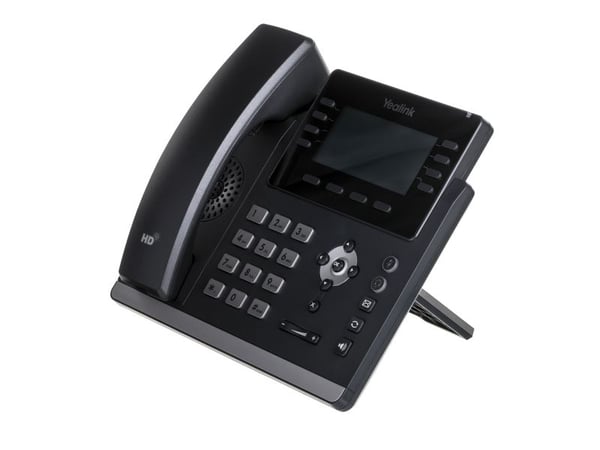 Yealink SIP-T43U - VoIP-telefon med anrops-ID - treveis anropskapasitet - SIP, SIP v2 - 12 linjer - klassisk grå