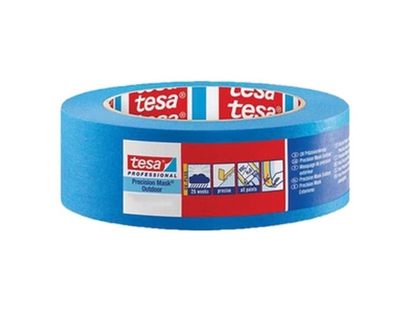 tesa PRECISION OUTDOOR 04440-00000-00 Crepeband tesa® Professional Blå (L x B) 50 m x 19 mm 1 stk