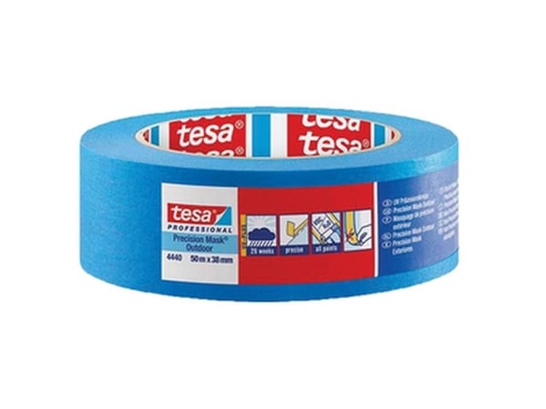 tesa precision crepe 4440 Outer UV PLUS glatt blå L.50m B.38mm Rl.TESA (04440-00003-00)
