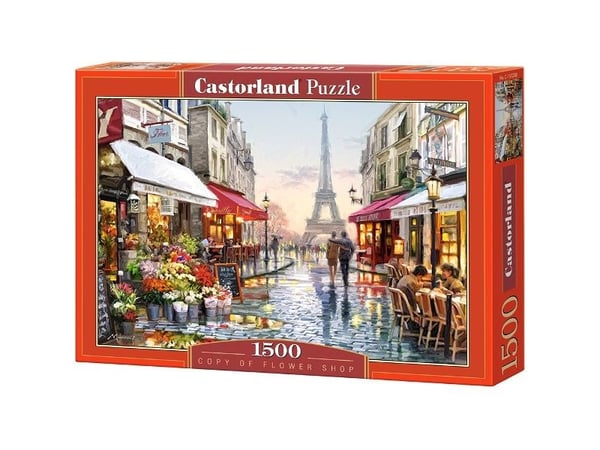 Castorland Flower Shop 1500 pcs, 1500 kpl, Kaupunki, 9 vuosi/vuosia