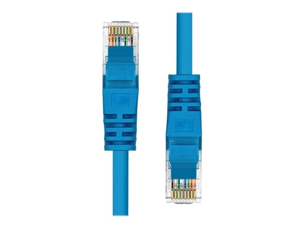 ProXtend - Koblingskabel - RJ-45 (hann) til RJ-45 (hann) - 7 m - UTP - CAT 5e - formstøpt, uten hindringer - blå