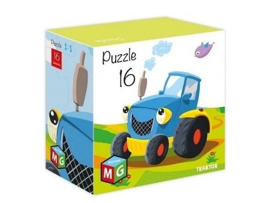 Multigra pussel 16 delar traktor