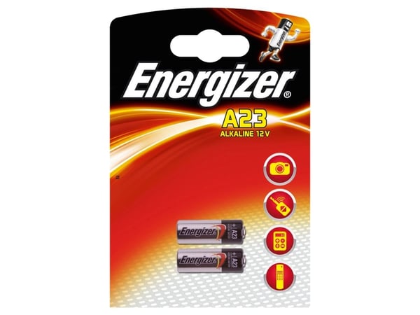 Energizer A23 - Batteri 2 x E23A - Alkalisk