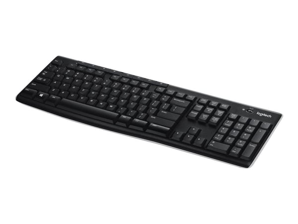 Logitech Wireless Keyboard K270 - Tastatur - trådløs - 2.4 GHz - Belgisk