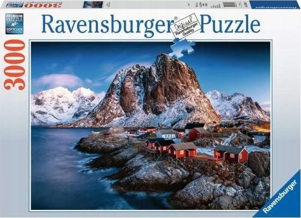 Ravensburger - Hamnoy, Lofoten - puslespill - 3000 deler
