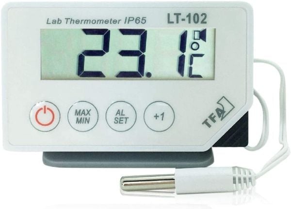 TFA-Dostmann 30.1034, Elektronisk miljøtermometer, Innendørs, Digitalt, Hvit, Plast, -40 - 70 °C