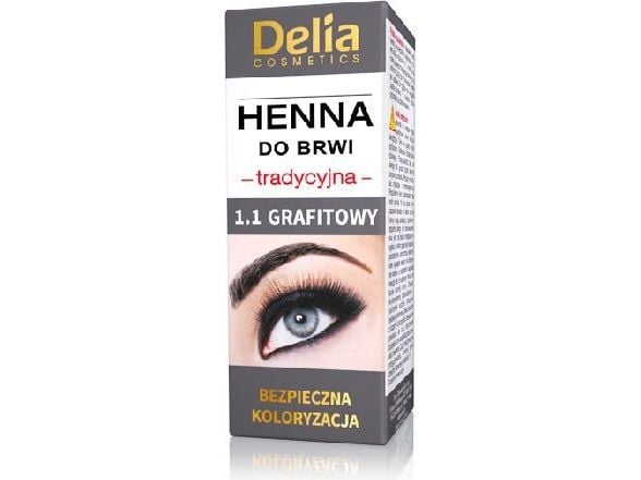 DELIA henna til øyenbryn 1.1 Graphite