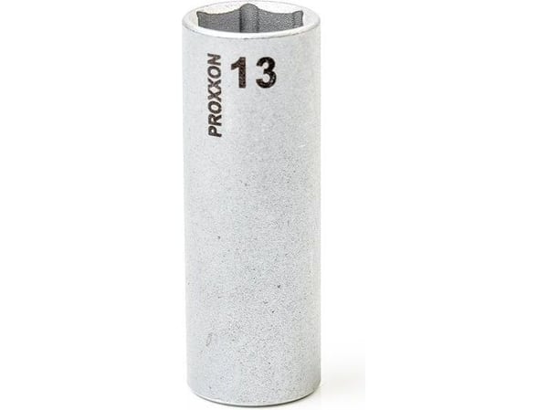 PROXXON langt hylseverktøy 6-kant 1/4" 13 mm