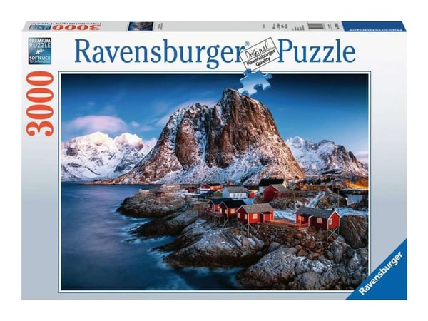 Ravensburger - Hamnoy, Lofoten - pussel - 3000 delar