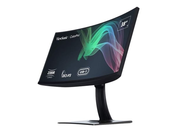 Viewsonic VP3881A, 96,5 cm (38"), 3840 x 1600 pixlar, Quad HD+, LED, 5 ms, Svart