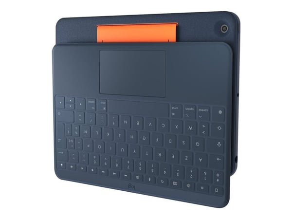 Logitech Rugged Combo 3 Touch, QWERTY, Pohjoismainen, Tasohiiri, 1,8 cm, 1,2 mm, Apple