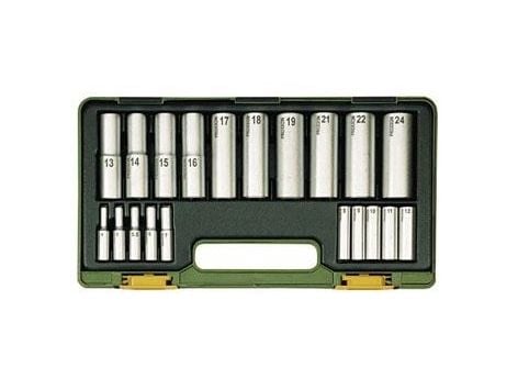 PROXXON bits-/mutteradaptersett 20 stk. /1/2"-1/4" - lange