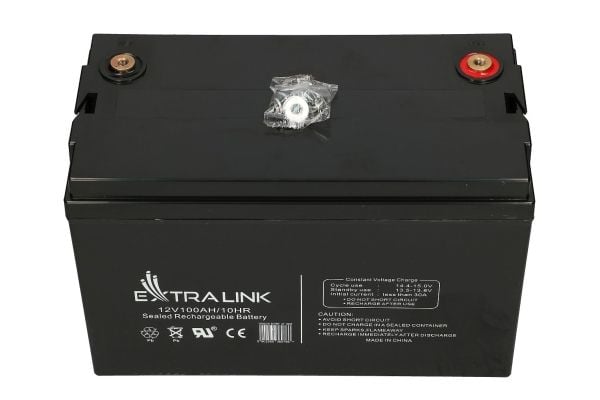 Extralink AKUMULATOR BATTERY ACCUMULATOR AGM 12V 100AH - Batterie, 12 V, 100 ah, 1 kpl, 5 vuosi/vuosia, Musta, Sealed Lead Acid (VRLA)