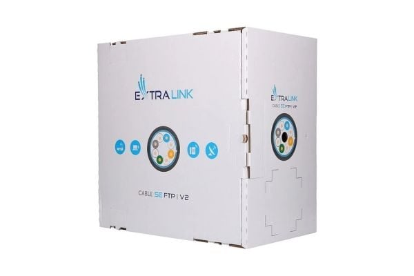 Extralink CAT5E FTP (F/UTP) V2 UTENDØRS TWISTED PAIR 100M, 100m, Cat5e, F/UTP (FTP)