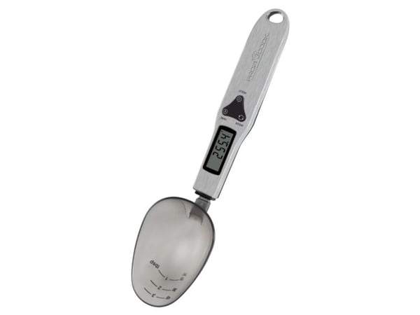 ProfiCook PC-LW 1214, Elektronisk köksvåg, 0,3 kg, 0,1 g, Rostfritt stål, LCD, AAA