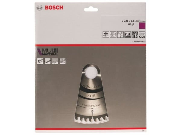 Bosch RUNDSAVKLINGE MULTI 235X2,4X30MM 64 TDR