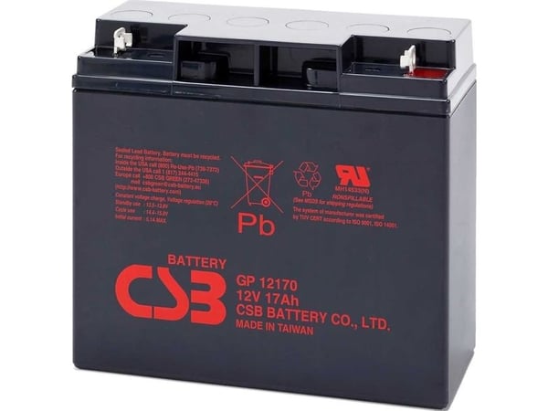 CSB CSB GP12170 12 V blysyrabatteri (VRLA)