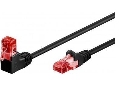 Goobay 51519, 10 m, Cat6, U/UTP (UTP), RJ-45, RJ-45, Sort