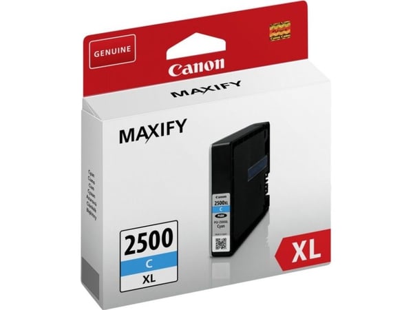 Canon PGI-2500 C - 9,6 ml - cyan - original - blekktank - for MAXIFY iB4050, iB4150, MB5050, MB5150, MB5155, MB5350, MB5450, MB5455