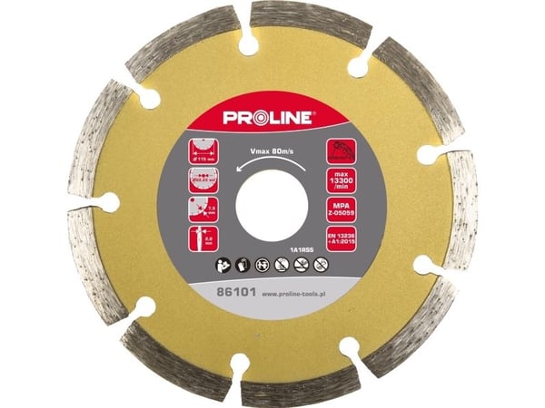 Proline diamantbladsegment 125x2,2x7,5x22,23 (86102)