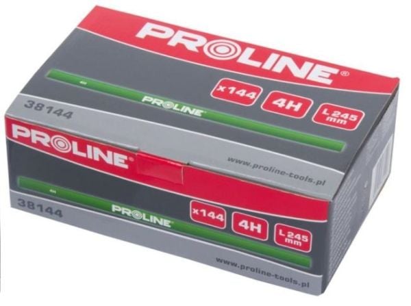 Pro-Line murerskriveblyant hard grønn 4H 245 mm 144 stk. (38144)